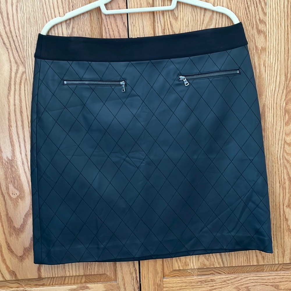 NWT Ann Taylor faux leather skirt
